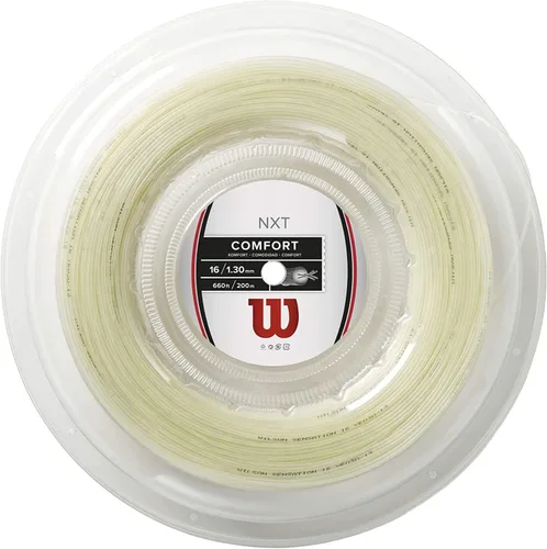 Vista 6 de Cuerda de tenis Wilson NXT - Juego y carrete de 200 m