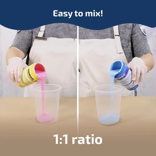 Vista 6 de Goma líquida Smooth-On para molde de silicona Oomoo 30