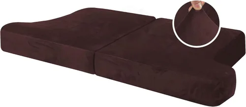 Vista 9 de H.VERSAILTEX Fundas de terciopelo elástico para sofá de 2 piezas con cojines en forma de T, fundas de cojín individuales para sofá de 2 cojines