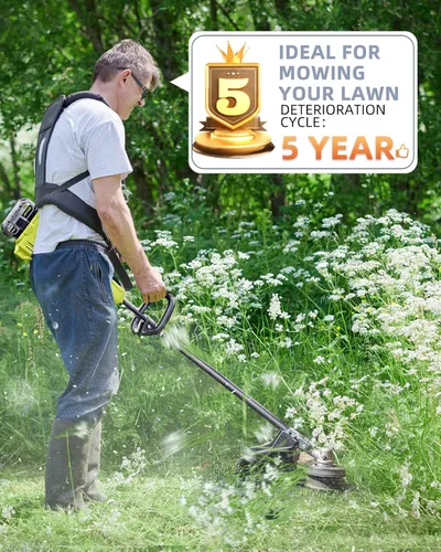 Vista 7 de Weed Wacker - Cuerda de repuesto compatible con Ryobi One+ AC14RL3A, línea de repuesto de 0.065 pulgadas para recortadora de cuerdas Ryobi, cuerda
