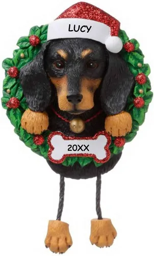 Vista 19 de Adorno de Navidad personalizado para mascotas de raza de perro (Beagle)