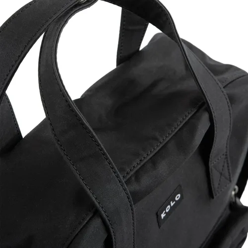 Vista 4 de Kolo Juno Dayback, lona de algodón orgánico resistente a la intemperie, Negro -, Mochilas Daypack