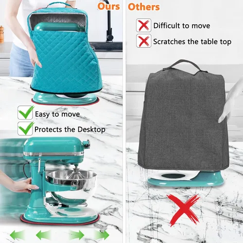 Vista 4 de Funda para batidora de pie con deslizador de electrodomésticos Azul