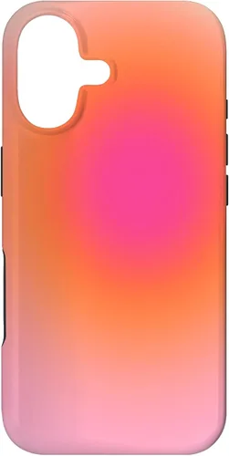 Vista 32 de Funda estética para iPhone 12/12 Pro rosa y naranja con gradiente bonito
