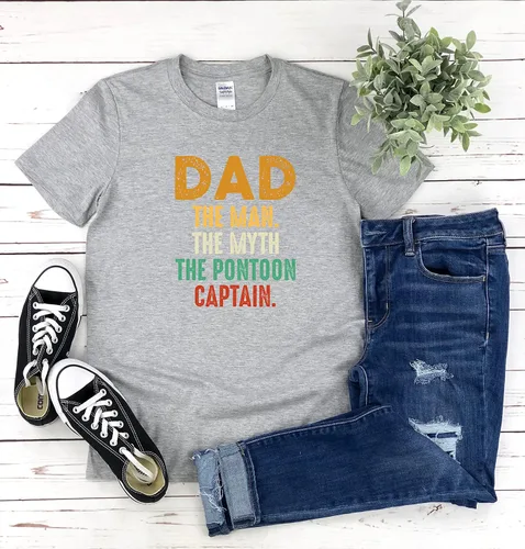 Vista 3 de Dad Shirt, The Man The Myth shirt, Father T-shirt, Funny Papa Shirt, Fathers Day Shirt, Papa Gift, First Fathers Day Gift, Gift For Dads