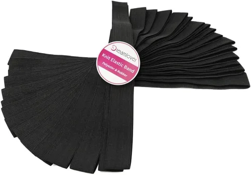 Vista 8 de Dreamlover Banda de peluca, banda elástica para coser, 1 pulgada x 6 yardas