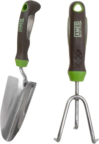 Vista 8 de AMES 24452009 Ergo Gel Grip Juego de herramientas de jardín con pala de mano y cuchara de tierra