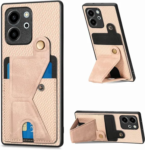 Vista 236 de Funda para Oppo K10x / OnePlus Nord CE 2 Lite 5G Funda para Realme 9 5G / 9 Pro / Q5 / V25 Funda de piel sintética con ranuras para tarjetas