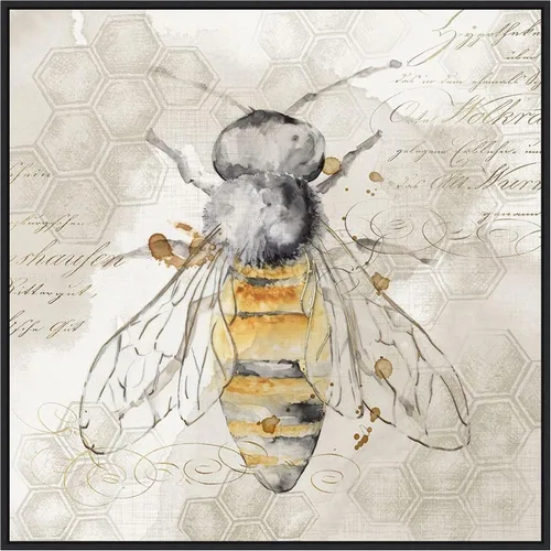 Vista 14 de Amanti Art Lienzo enmarcado para pared, 16 x 16 pulgadas, abeja reina II por Eva Watts, lienzo enmarcado para pared, obras de arte de animales