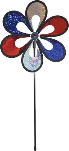 Vista 12 de In the Breeze 2675 Rainbow Windee Wheelz Flower Spinner