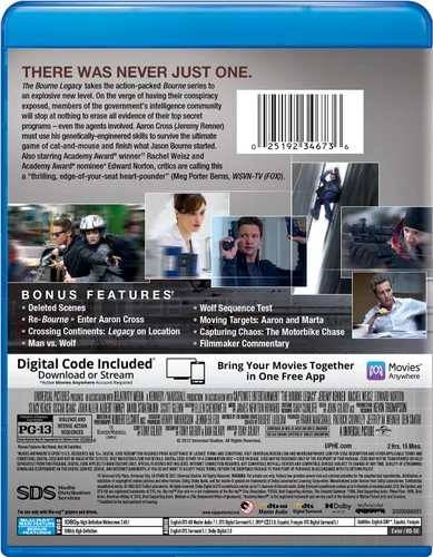 Vista 2 de The Bourne Legacy Blu-ray