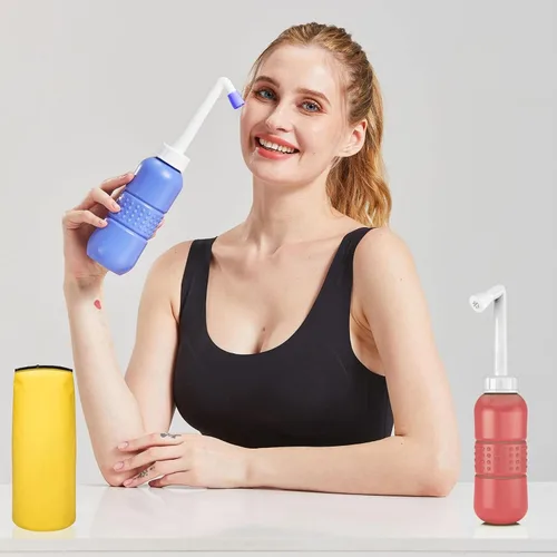 Vista 5 de 2 botellas portátiles de bidé de viaje de 15.2 fl oz Peri para posparto esenciales para recuperación perineal, cuidado femenino, tratamiento