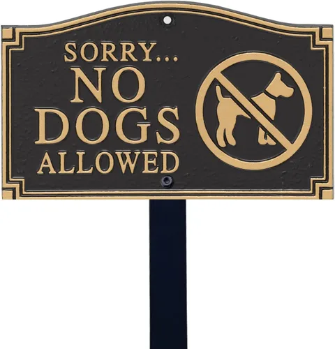Vista 13 de SmartSign Designer Beware of Dog Placa/Marcador/Letrero con Estaca de 18 pulgadas de Alto Letrero de Metal de Aluminio de 5.75" x 9.5