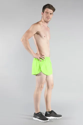 Vista 4 de BOA Elite Split Solid Running Short para hombre (1000B)