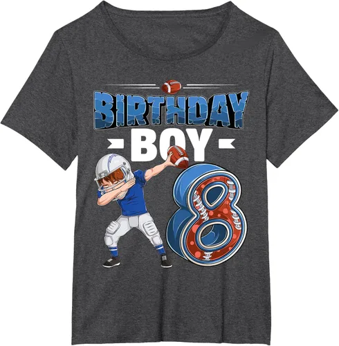 Vista 24 de Dabbing Boy - Camiseta de 8 años de fútbol americano americano, Negro, S
