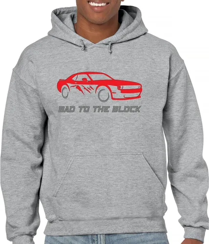 Vista 26 de Bad To The Block - Sudaderas con capucha y cuello redondo para hombre
