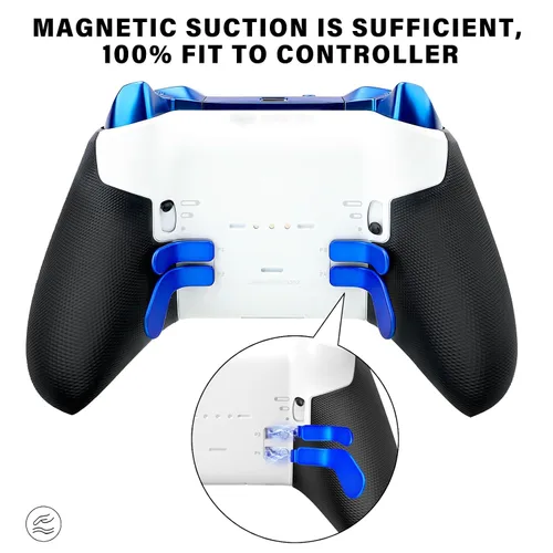 Vista 4 de Accessories for Xbox One Elite Series 2 Controller(Model 1797), Metal Thumbsticks Paddles Joysticks Replacement Parts Kits Compatible with Xbox