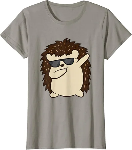 Vista 77 de Dabbing Hedgehog Funny Hedgehog Camiseta S