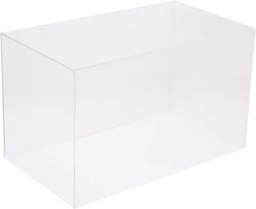 Vista 5 de Better Display Cases Vitrina de guantes de béisbol de acrílico transparente con elevadores negros (A011/V16)