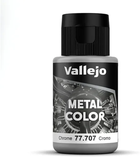 Vista 14 de Vallejo - Color Metálico Aluminio 32 ml (1.08 fl.oz.) Reproduce fielmente diferentes acabados metálicos