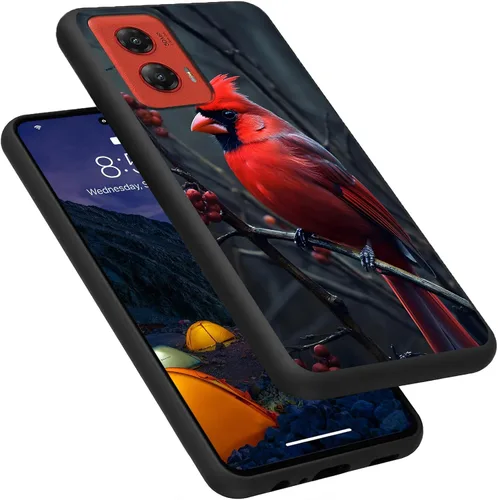 Vista 103 de Funda para Motorola Moto G Play 4G 2024, delgada y ligera, de silicona de TPU suave, color negro, ultrafina, para Motorola Moto G Play 4G 2024, Art