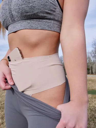 Vista 5 de Vockets - Ropa interior sin costuras para mujer, para teléfonos, tarjetas de crédito
