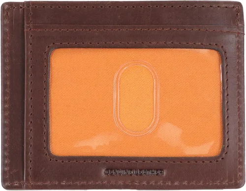 Vista 2 de Timberland Men's Slim Leather Front Pocket Credit Card Holder Wallet