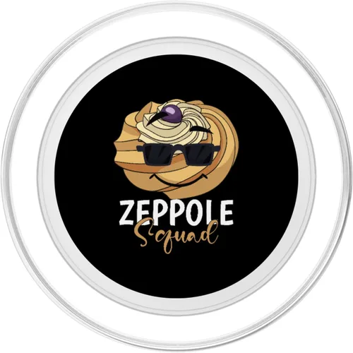 Vista 2 de Zeppole Squad Italian Sunglasses National Pastry Day Foodie PopSockets MagSafe PopGrip for iPhone