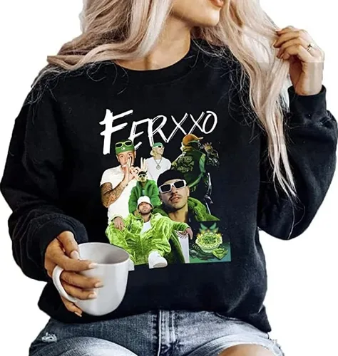 Vista 2 de Fe%Liz Cumpleaños Ferxxo 2022, camisa de viaje a Estados Unidos 2022, sudadera con capucha Ferxxo Tour, regalo para fanáticos Fe%id Reg%Gaeton