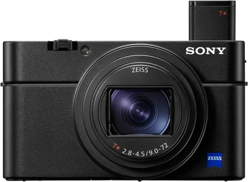 Vista 6 de Sony RX100 VII - Cámara compacta premium con sensor CMOS apilado tipo 1.0 (DSCRX100M7) 0.945-7.874 in F/2.8-4.5 Zeiss, 20fps Af y Ae, 4K, Xga Evf