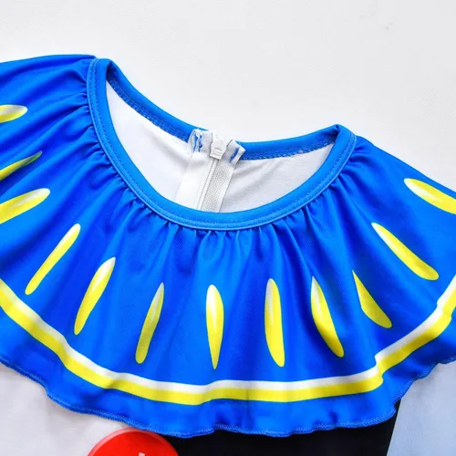Vista 5 de Layeba Disfraz de payaso Sun Moondrop para niños, disfraz de Halloween y cosplay