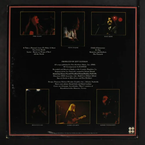 Vista 3 de Kansas-Masque 1975 Vinyl Lp