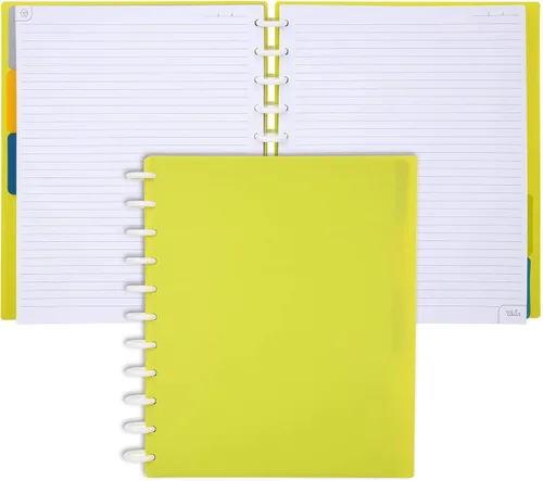 Vista 87 de Talia - Cuadernos de notas con tapas, planificador, personalizables, (Rosa de los 90, Junior (5.5 pulgadas x 8.5 pulgadas))