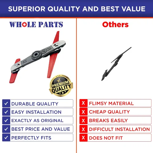 Vista 6 de Conjunto de brazo rociador inferior para lavavajillas Whole Parts mejorado # W10195601 - Reemplazo y compatible con algunos lavavajillas Kenmore