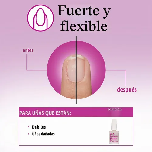 Vista 3 de Nail Tek Ridge Filler Formula 4 - Relleno transparente para uñas, capa base, esmalte fortalecedor de uñas para uñas débiles y dañadas, 0.5 onzas