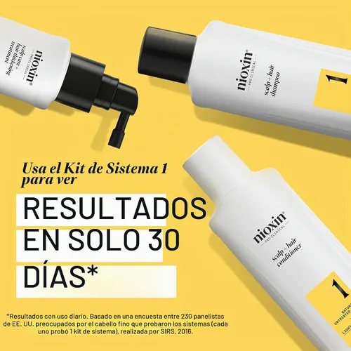 Vista 2 de Nioxin Spray espesante, para cabello natural con ligero adelgazamiento, tamaño completo (suministro de 3 meses)