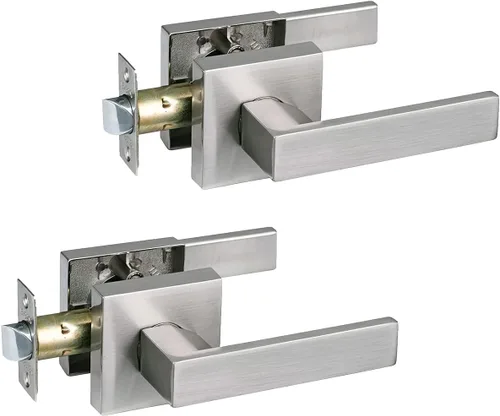 Vista 68 de NEWBANG Manija de palanca de puerta sólida con acabado negro mate