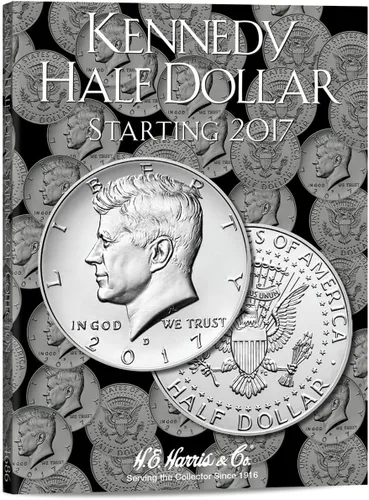 Vista 9 de H.E. Harris & Co. Carpeta de monedas de medio dólar de EE.UU. Walking Liberty 1916 – 1936 # 2693