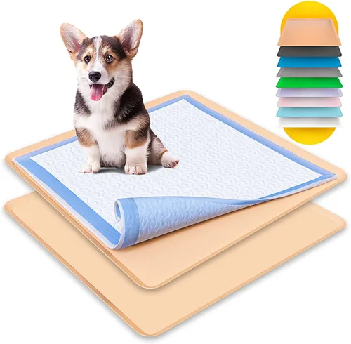Vista 17 de Skywin TidyFriend - Soporte para orina de perro apto para viajes de hasta 24 x 24 pulgadas, alfombrilla de silicona flexible enrollable con borde