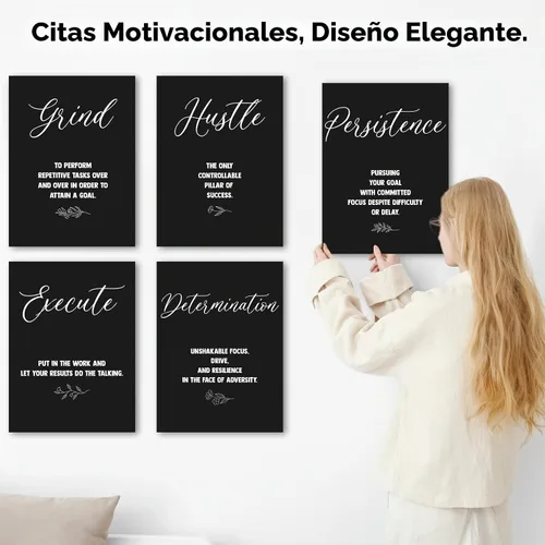 Vista 4 de Coume Paquete de 6 Paneles Acústicos de Arte 12" x 16" Inspiracionales Autoadhesivos Paneles de Pared Insonorizantes Motivacionales Decorativos
