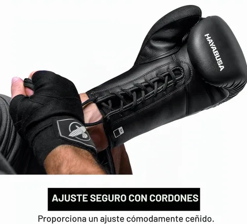 Vista 2 de Hayabusa Guantes de boxeo con cordones S4 para hombre y mujer