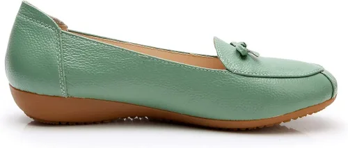 Vista 3 de VenusCelia Women's Bowknot Wide Flat Shoe