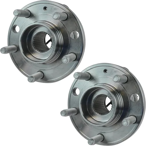 Vista 3 de Conjunto de rodamiento de rueda delantera de 2 piezas y buje TRQ Compatible con Pontiac Solstice 2006-2009 Saturn Sky 2007-2010