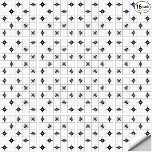Vista 12 de 16 calcomanías decorativas estilo mandala, 6 x 6 pulgadas (DS-01-L)