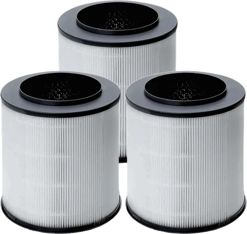 Vista 6 de Nispira 12030 Filtro de repuesto para purificador de aire Clorox 11030 11031 Sala mediana 3 en 1, carbón activado HEPA verdadero que elimina humo