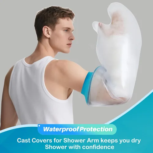 Vista 7 de Fundas de fundición para brazo de ducha – Funda impermeable para adulto, cómodo protector de molde reutilizable para brazo de ducha, bolsa