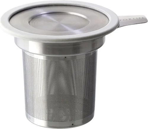 Vista 4 de Infusor de té extrafino para jarro con tapa Forlife, Negro
