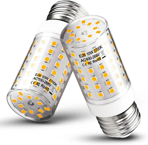 Vista 13 de Heifymi E26 Bombillas LED de Candelabro Equivalentes a 60W, Bombillas LED de Vela E26 de 7W de 750lm, Bombillas Colgantes de Candelabro E26 de 2700K