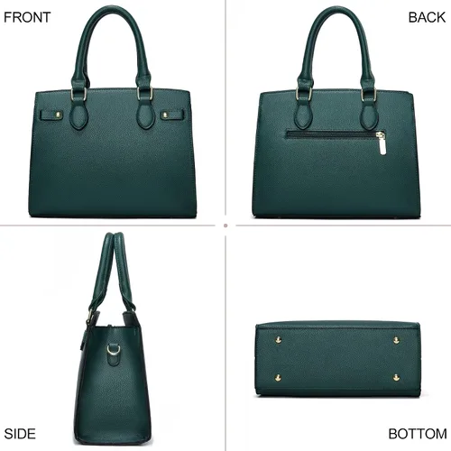 Vista 4 de Carteras y bolsos para mujer, bolso de mano de moda con asa superior