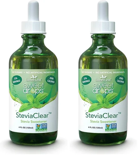 Vista 8 de SWEETLEAFs, extracto de líquido de stevia transparente de 4 oz